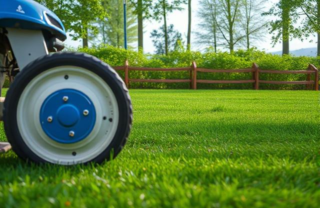 Profissional de jardinagem em manutenção de áreas verdes